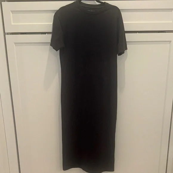 Abercrombie & Fitch Dark Grey T-Shirt Maxi Dress - Picture 4 of 6